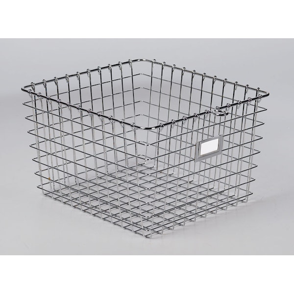 Specturm Diversified Spectrum 13.75 in. L X 11.25 in. W X 8 in. H Silver Storage Basket 47970 - main